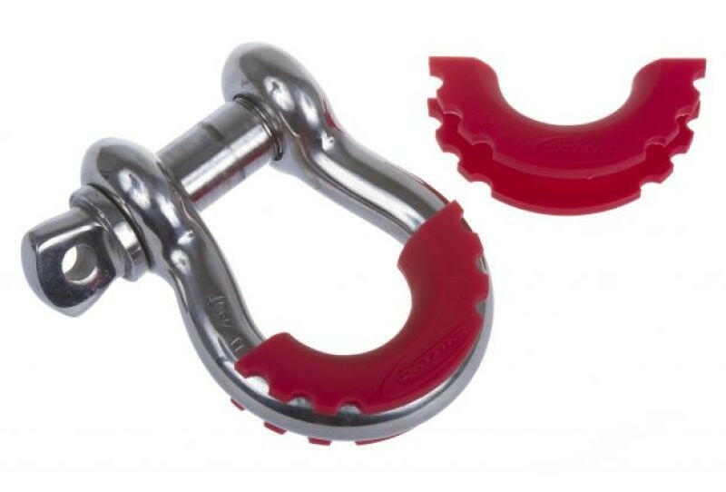 Daystar D-Ring Shackle Isolator Red Pair Shackle Kits Daystar