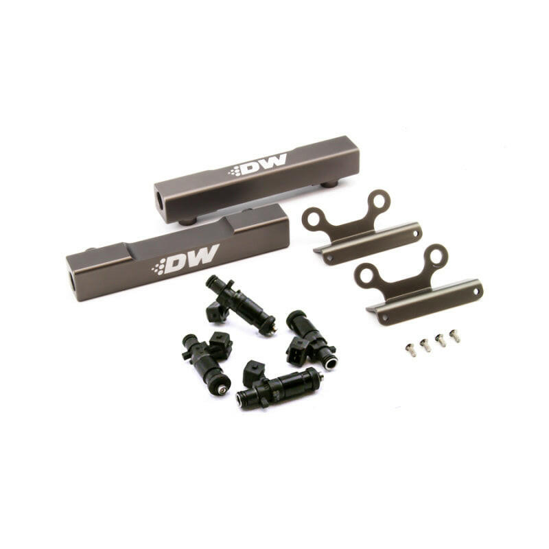 DeatschWerks 02+ Subaru WRX / 07+ STI/LGT Top Feed Fuel Rail Upgrade Kit w/ 1200cc Injectors Fuel Rails DeatschWerks