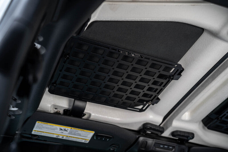 DV8 Offroad 2018-2025 Jeep Wrangler JL Roof Mount for 15In x 12In Molle Panel Exterior Trim DV8 Offroad