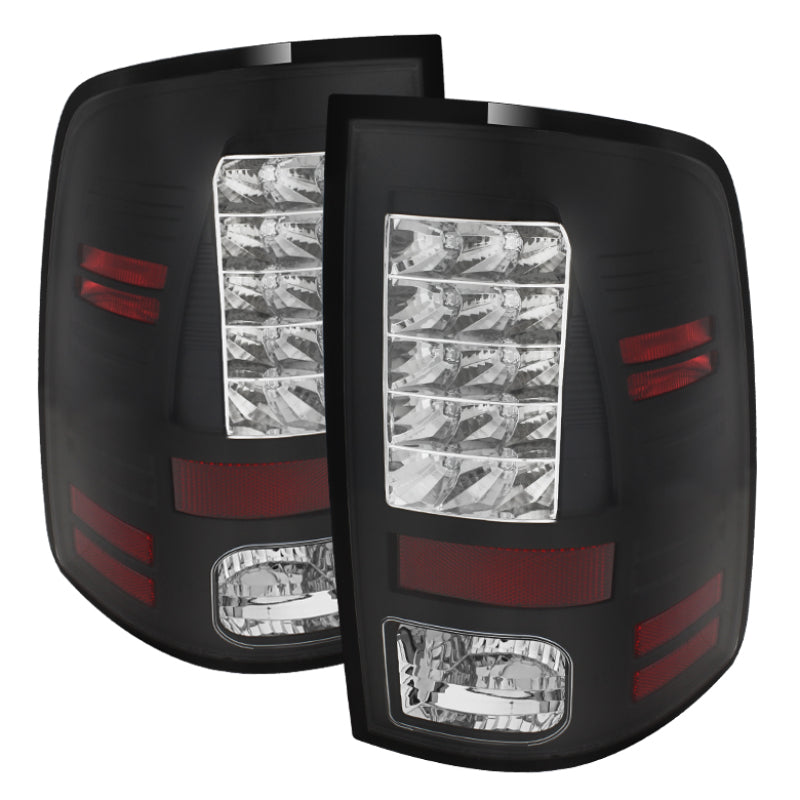 Spyder Dodge Ram 1500 13-14/Ram 2500 13-14 LED Tail Lights LED Model only - Blk ALT-YD-DRAM13-LED-BK Tail Lights SPYDER
