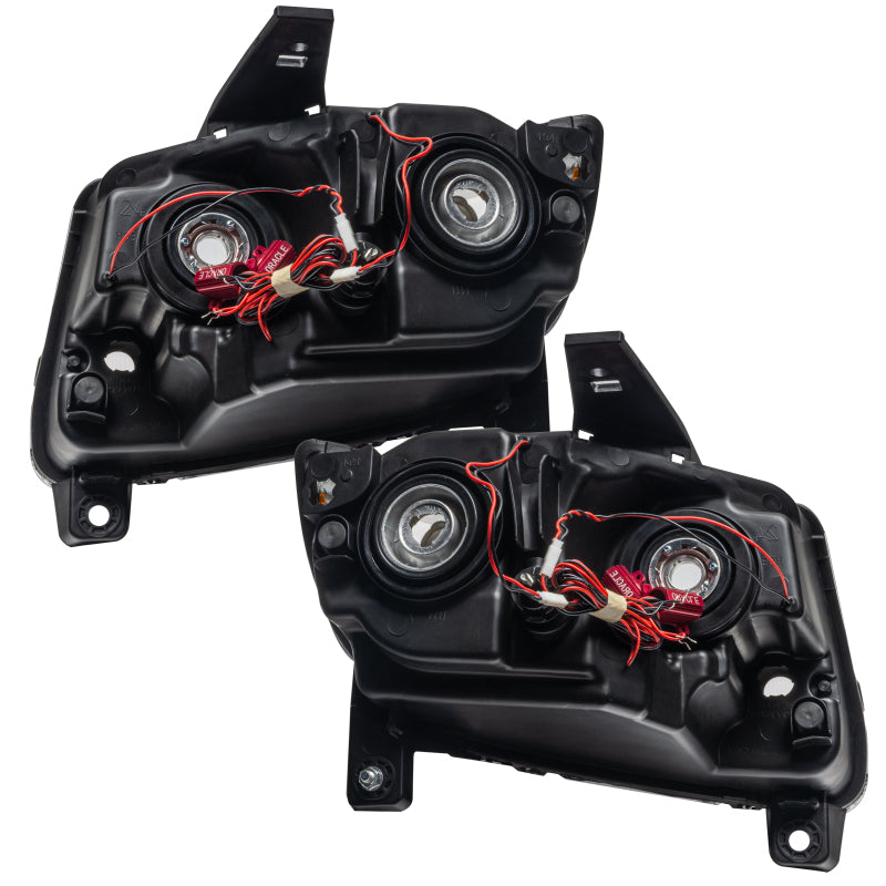 Oracle 11-13 Jeep Grand Cherokee Pre-Assembled Halo Headlights (Non HID) Chrome - UV/Purple Headlights ORACLE Lighting