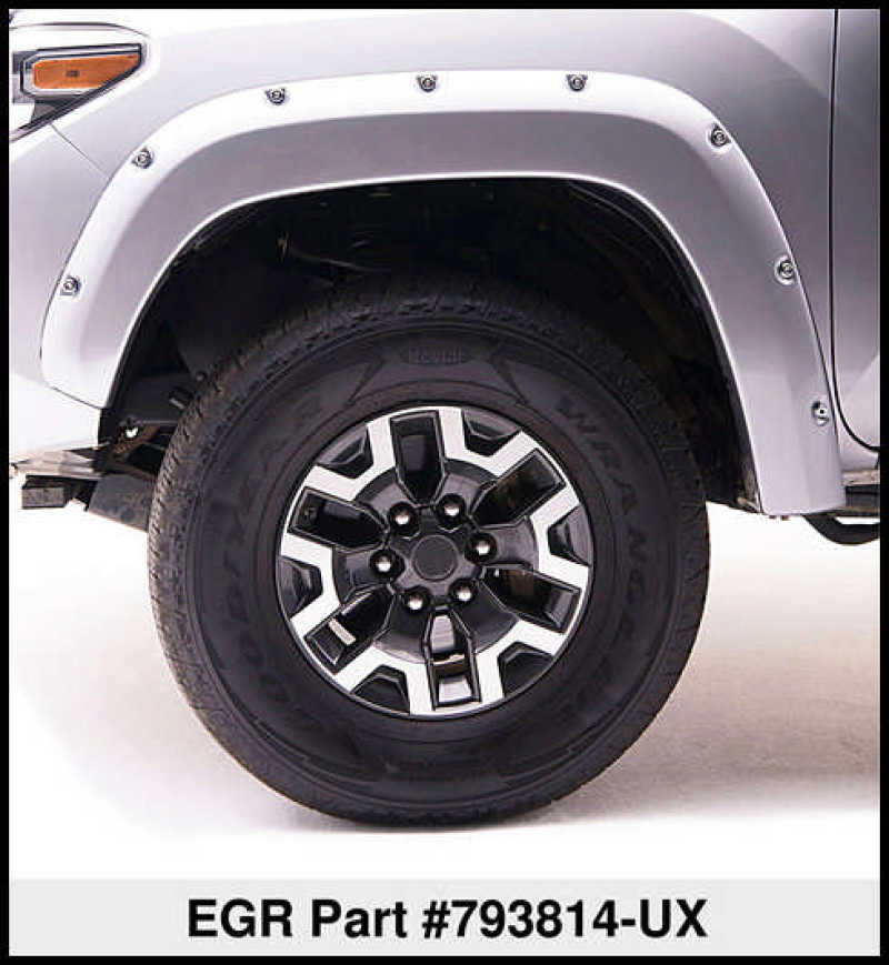 EGR 11-15 Ford Super Duty Bolt-On Look Color Match Fender Flares - Set - Ingot Silver Fender Flares EGR