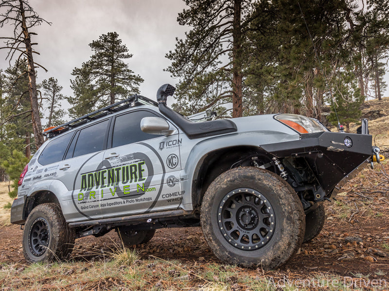 ICON 03-09 Lexus GX470 0-3.5in Stage 5 Suspension System w/Billet UCA Coilovers ICON
