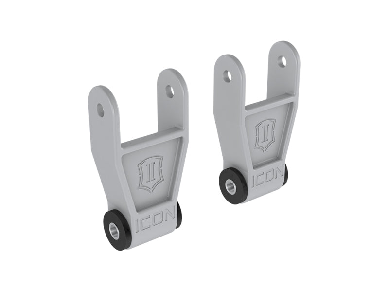 ICON 10-23 Ford F-Series Billet 1in Lowering Shackle Kit Shackle Kits ICON