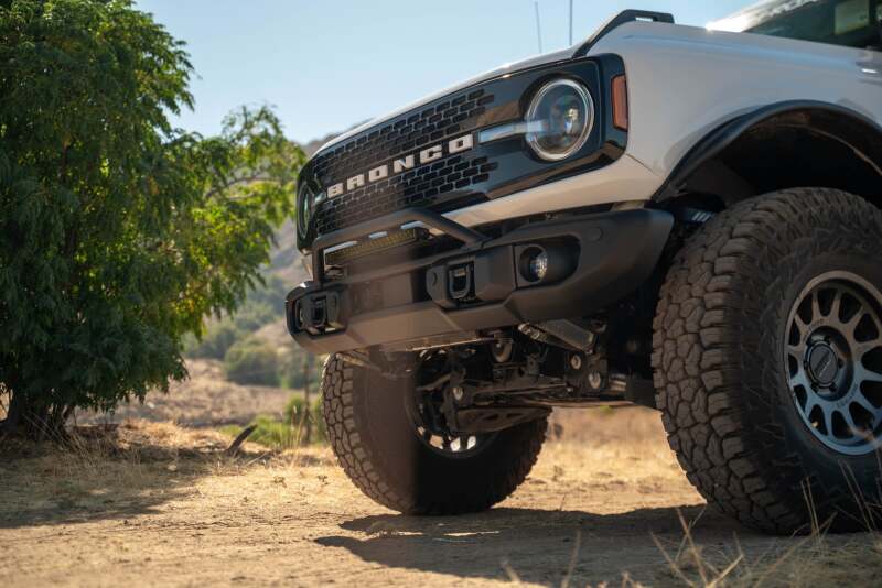 DV8 Offroad 21-24 Ford Bronco Capable Bull Bar Bumpers - Steel DV8 Offroad