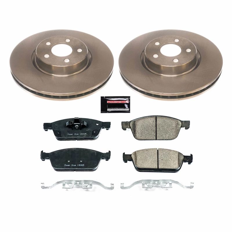 Power Stop 18-19 Ford Transit Connect Front Autospecialty Brake Kit Brake Kits - OE PowerStop