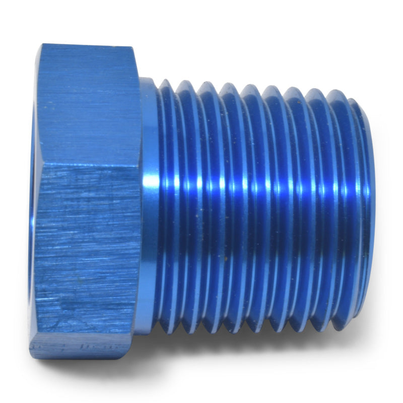Russell Performance 1/2in Male to 3/8in Female Pipe Bushing Reducer (Blue) Fittings Russell