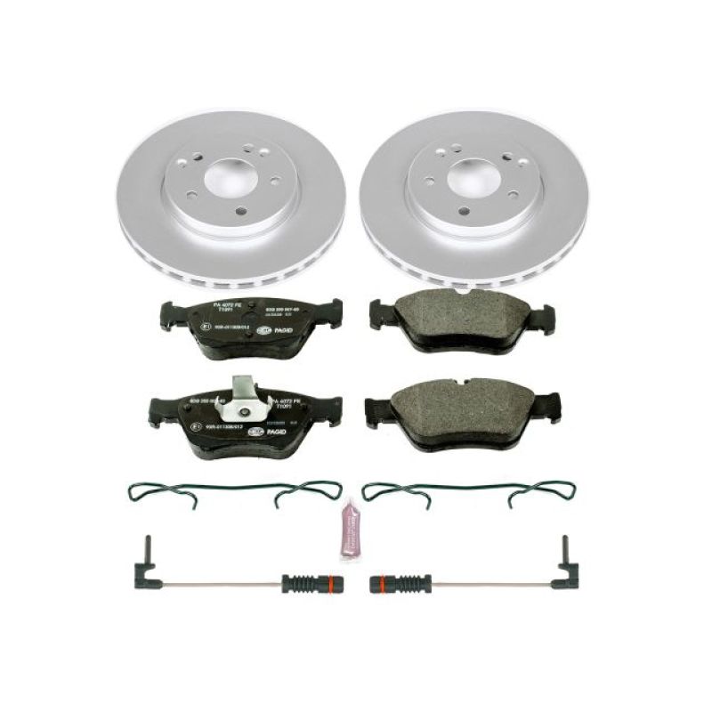 Power Stop 99-00 Mercedes-Benz C230 Front Euro-Stop Brake Kit Brake Kits - OE PowerStop