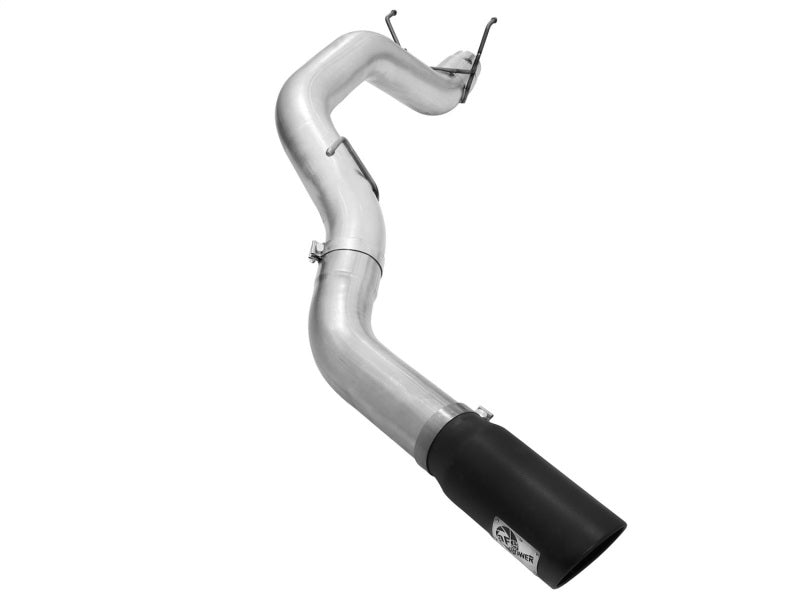aFe Atlas 5in DPF-Back Aluminized Steel Exh Dodge RAM Diesel 13-14 L6-6.7L Mega Cab w/ Black Tip DPF Back aFe