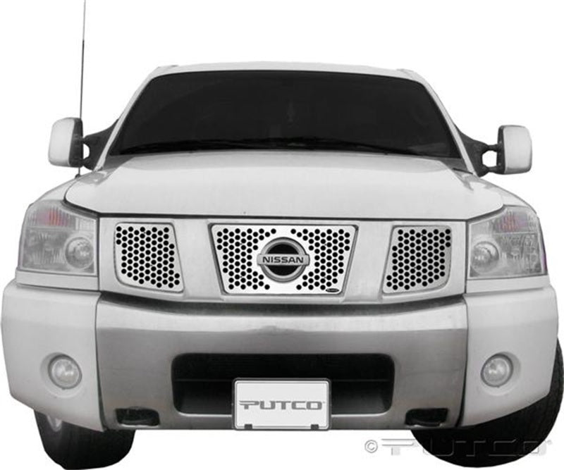 Putco 04-07 Nissan Titan / Armada Punch Stainless Steel Grilles Grilles Putco