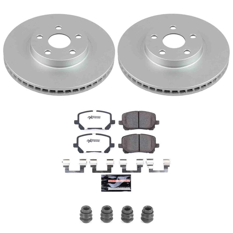 Power Stop 03-08 Pontiac Vibe Front Z26 Coated Brake Kit Brake Kits - Performance D&S PowerStop