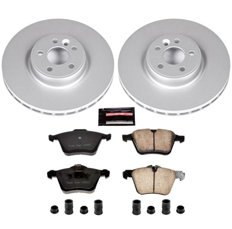 Power Stop 13-14 Volvo S60 Front Z23 Evolution Sport Coated Brake Kit Brake Kits - Performance D&S PowerStop