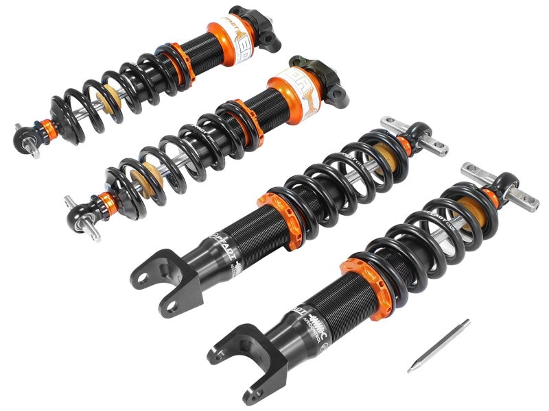 aFe Control PFADT Series Featherlight Single Adj. Street/Track Coilover System; Chevy Corvette 14-15 Coilovers aFe