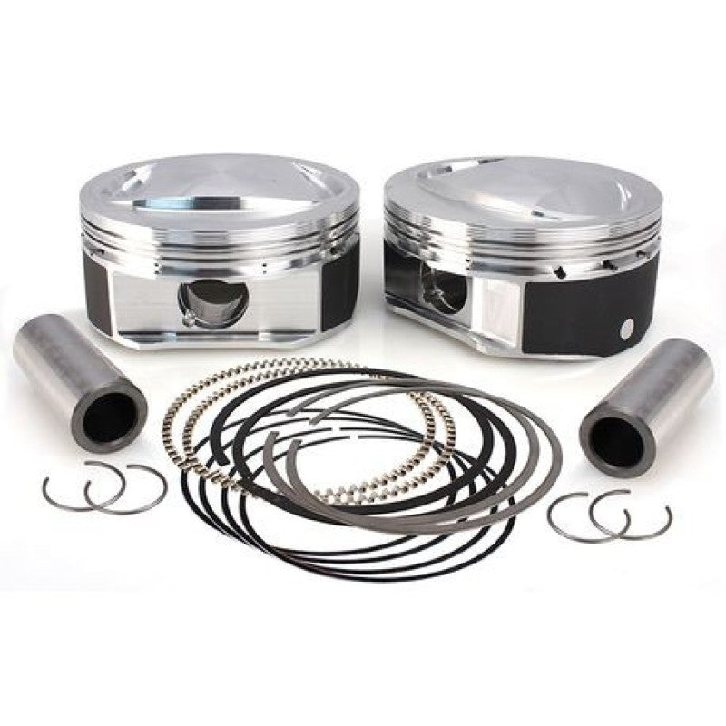 S&S Cycle 2007+ BT 1.0895in CR Height .927in WP 4in Piston Set Piston Sets - Powersports S&S Cycle