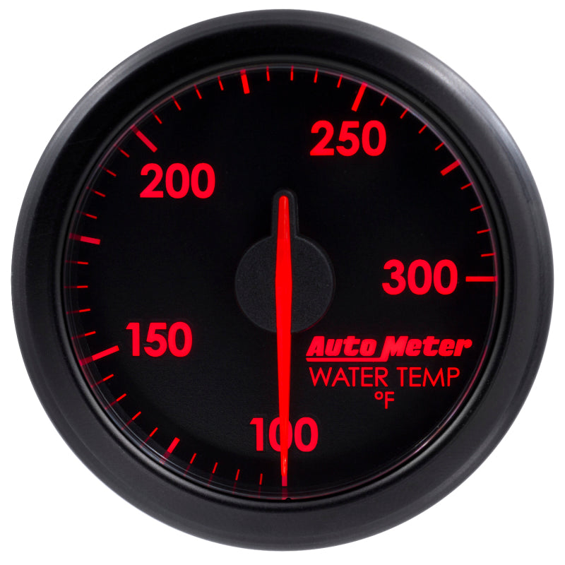 Autometer Airdrive 2-1/6in Water Temperature Gauge 100-300 Degrees F - Black Gauges AutoMeter