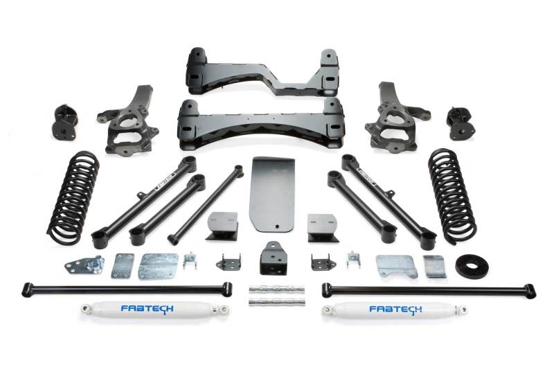 Fabtech 09-11 Dodge 1500 4WD 6in Basic Sys w/Perf Shks Lift Kits Fabtech