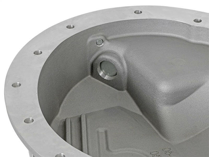 aFe Front Differential Cover (Raw; Street Series); Dodge Diesel Trucks 03-12 L6-5.9/6.7L (td) Diff Covers aFe