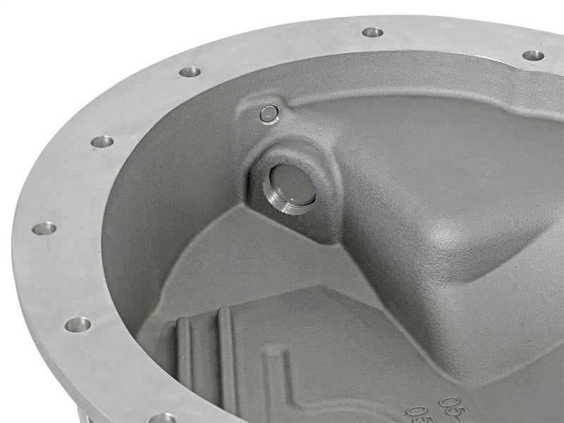 aFe Power Rear Differential Cover Raw w/Machined Fins Street Ser. 16-17 Nissan Titan XD (AAM 9.5-14) Diff Covers aFe