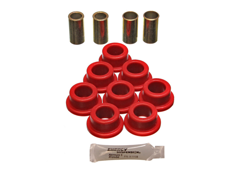 Energy Suspension 84-87 Chevy Corvette Red Rear Strut Rod Bushing Set Bushing Kits Energy Suspension