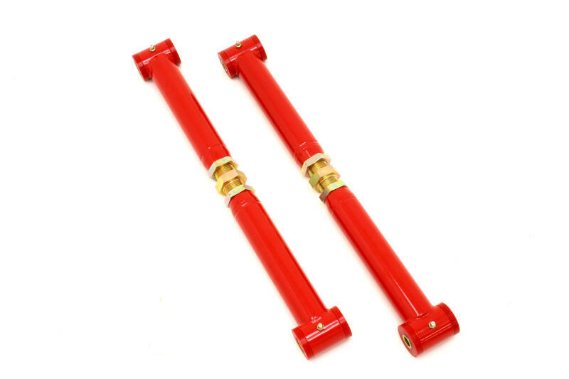 BMR 82-02 3rd Gen F-Body Xtreme Chrome Moly Lower Control Arms On-Car Adj. (Poly) - Red Control Arms BMR Suspension