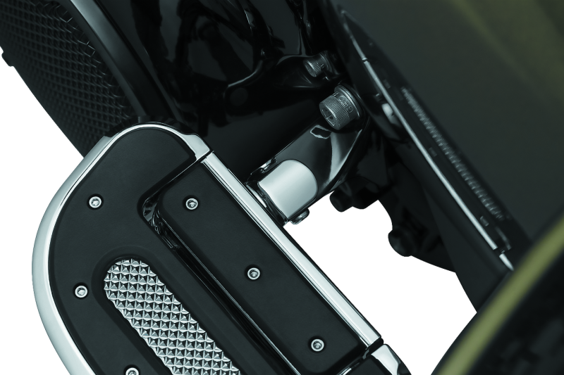 Kuryakyn Non-Pivot Splined Peg Adapter Harley-Davidson Models Chrome Footpegs Kuryakyn