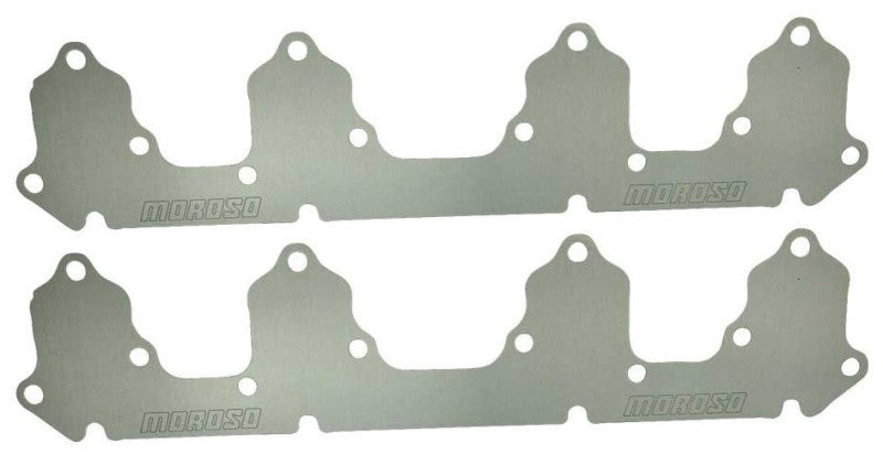 Moroso Ford FE Exhaust Block Off Storage Plate - Pair Block Off Plates Moroso