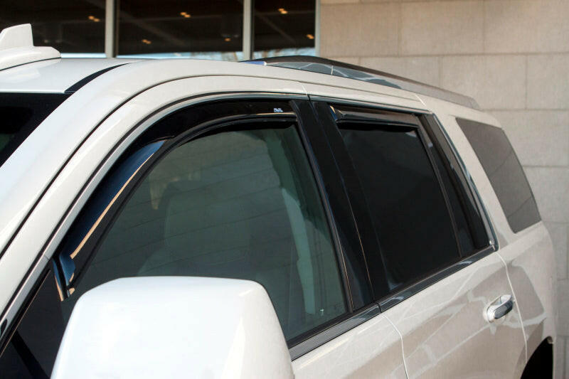 AVS 07-14 Cadillac Escalade Ventvisor In-Channel Front & Rear Window Deflectors 4pc - Smoke Wind Deflectors AVS