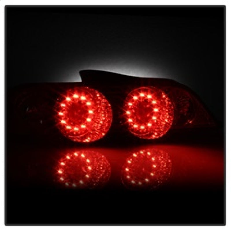 Spyder Acura RSX 02-04 LED Tail Lights Red Clear ALT-YD-ARSX02-LED-RC Tail Lights SPYDER