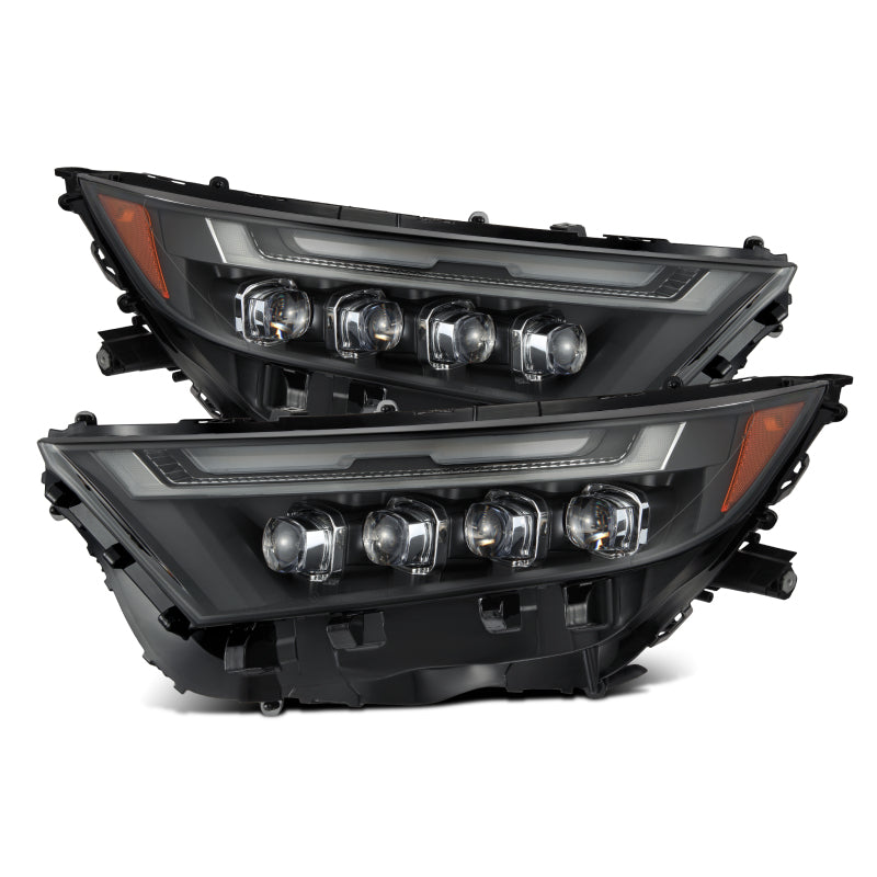 AlphaRex 19-23 Toyota RAV4 NOVA LED Projector Headlights Black Headlights AlphaRex