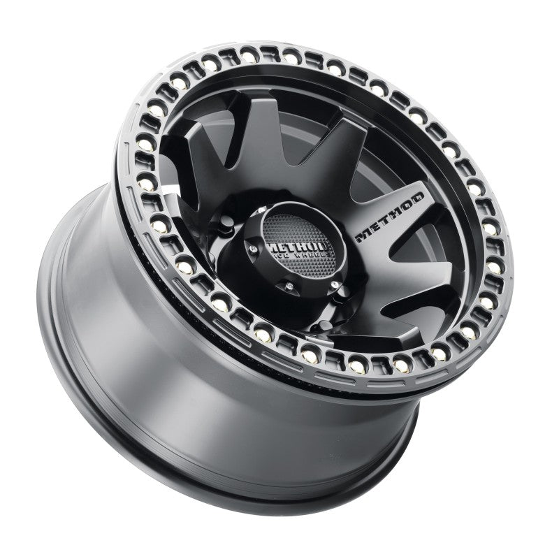 Method MR108 17x9 -44mm Offset 8x6.5 130.81mm CB Matte Black w/BH-H24125-38 Wheel Wheels - Cast Method Wheels