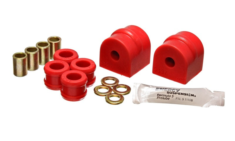 Energy Suspension 63-67 Chevy Corvette Red Reuse OE 7/16in OD Rear Sway Bar Brackets Bushing Kits Energy Suspension
