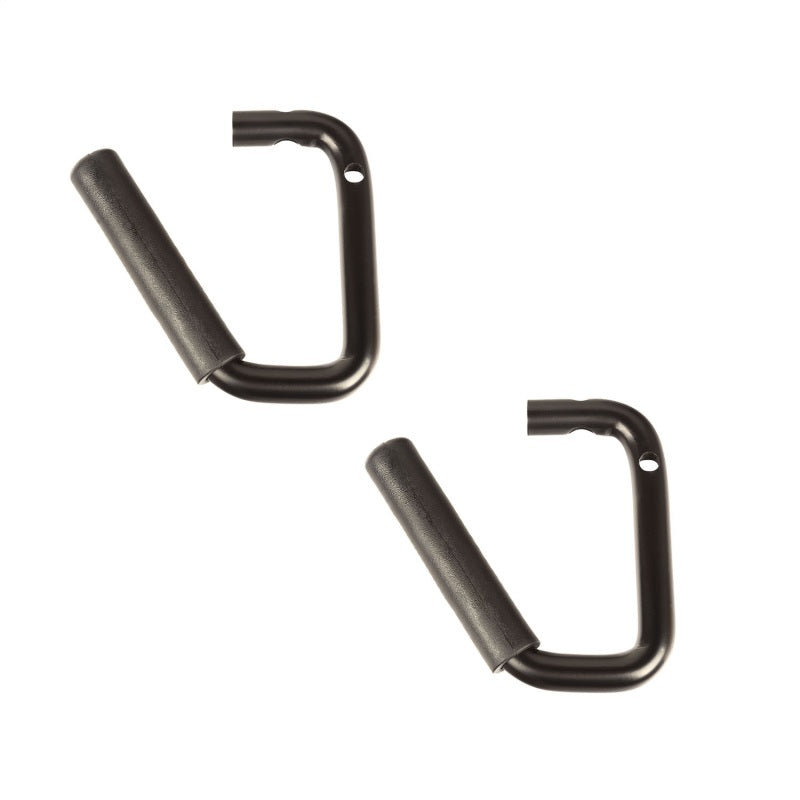 Rugged Ridge Steel Grab Handles Front Pair Black 07-18 Jeep Wrangler JK/JKU Dash & Interior Trim Rugged Ridge