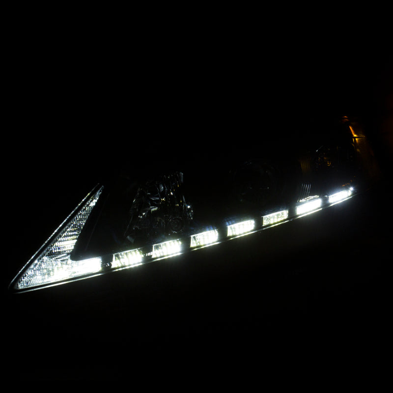 ANZO 2010-2012 Lexus Rx350 Projector Headlights w/ U-Bar Black Headlights ANZO