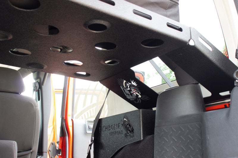 Fishbone Offroad 07-18 Jeep Wrangler JK 4 Door Fisbone Offroad Interior Storage Rack Storage Racks Fishbone Offroad