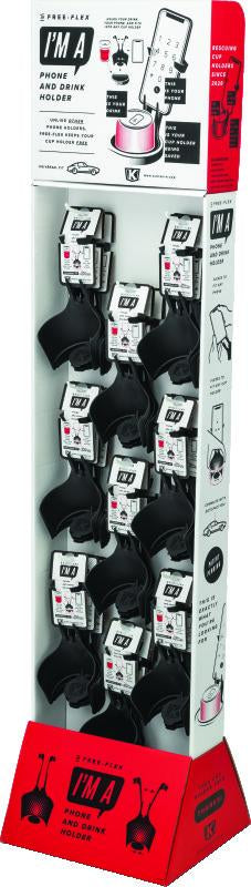 Kuryakyn Free-Flex Cup/Phone Holder 27-Count Display Phone Holders Kuryakyn