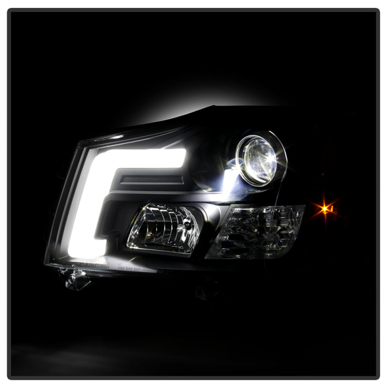 Spyder 04-15 Nissan Titan High-Power LED Module Equipped Headlights - Black (PRO-YD-NTI04PL-BK) Headlights SPYDER