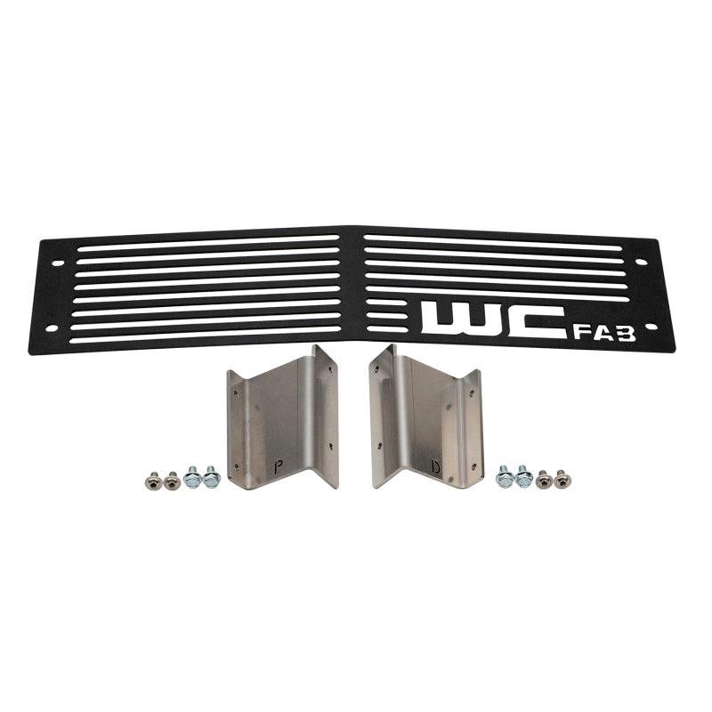 Wehrli 15-19 Chevrolet Silverado HD 6.6L LML/L5P Duramax Bumper Grille - Flat Black Bumper Accessories Wehrli