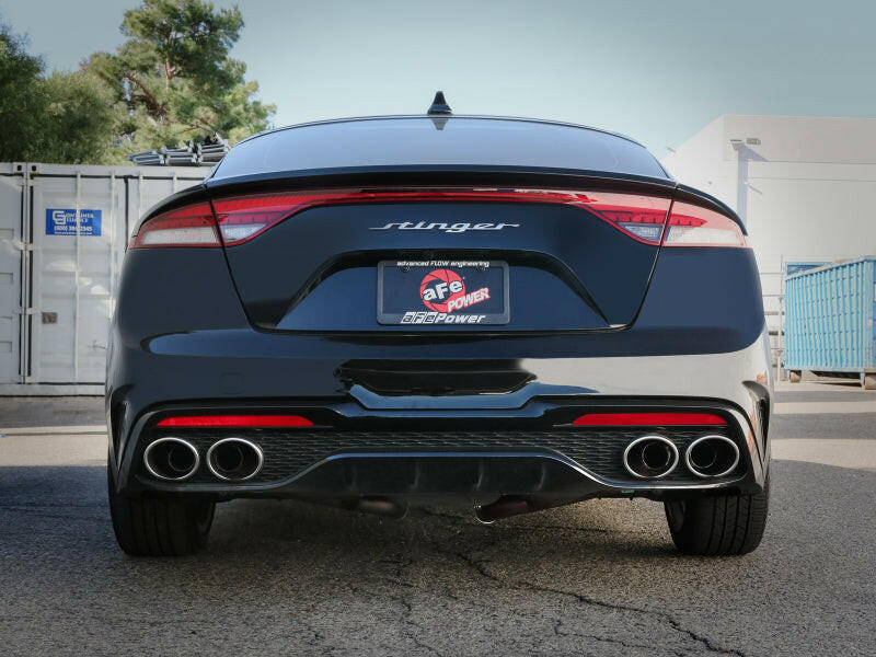 aFe 22-23 Kia Stinger L4-2.5L Turbo Gemini XV 3in to Dual 2-1/2in Cat-Back Exhaust System w/ Cut-Out Catback aFe