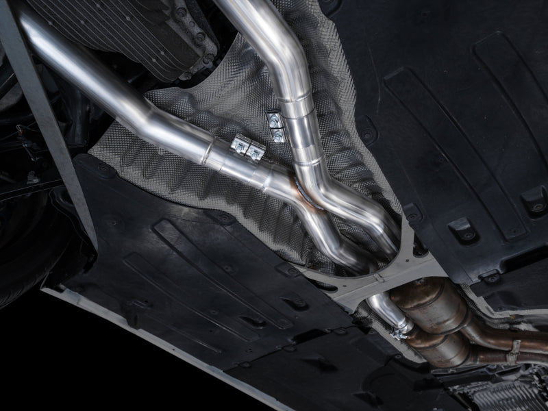 AWE Tuning BMW F97 X3 M Non-Resonated Performance Mid Pipe Connecting Pipes AWE Tuning