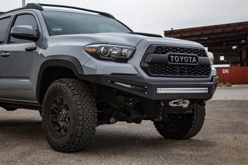 Addictive Desert Designs 16-18 Toyota Tacoma HoneyBadger Front Bumper Bumpers - Steel Addictive Desert Designs