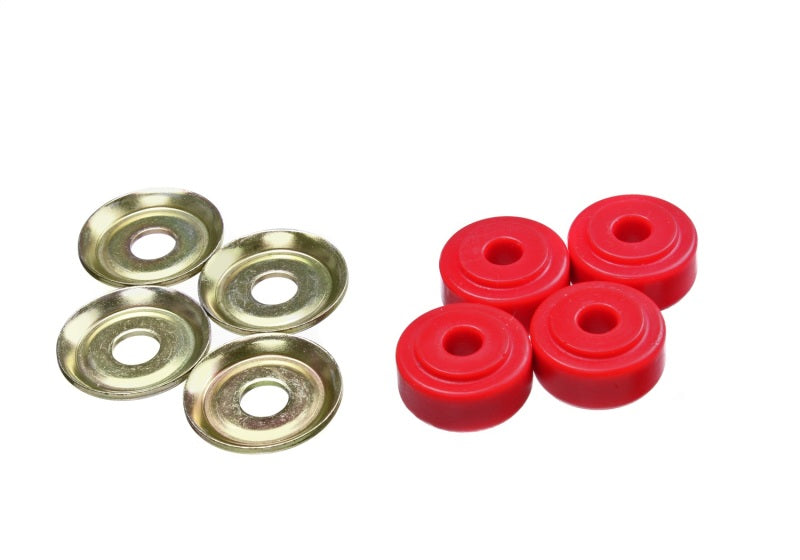 Energy Suspension Red Shock Tower Bushing Set 7/8in Nipple 3/8in ID 1-1/4in OD Bushing Kits Energy Suspension