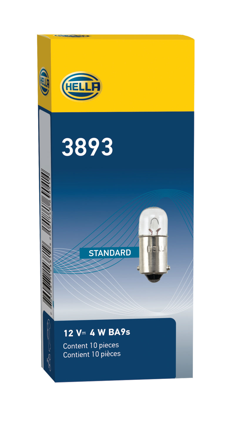 Hella Bulb 3893 12V 4W BA9s T2.75 Bulbs Hella