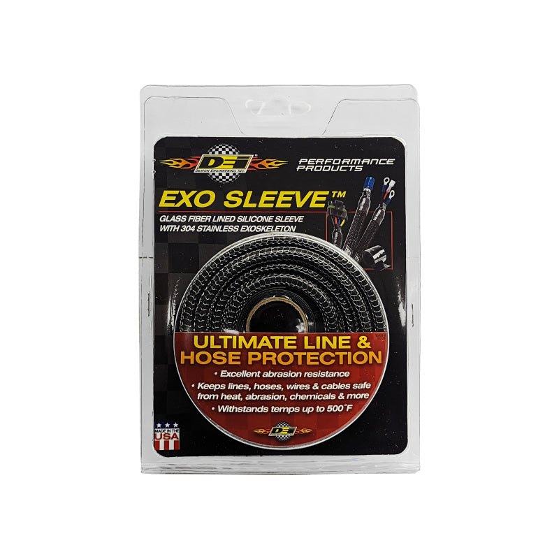 DEI EXO Series Sleeve 3/8in ID x 3ft - Black Thermal Sleeves DEI