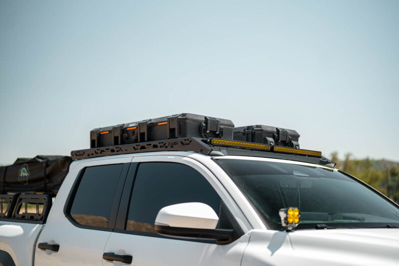 DV8 Offroad 2024-2025 Toyota Tacoma Roof Rack Light Mount Roof Rack DV8 Offroad