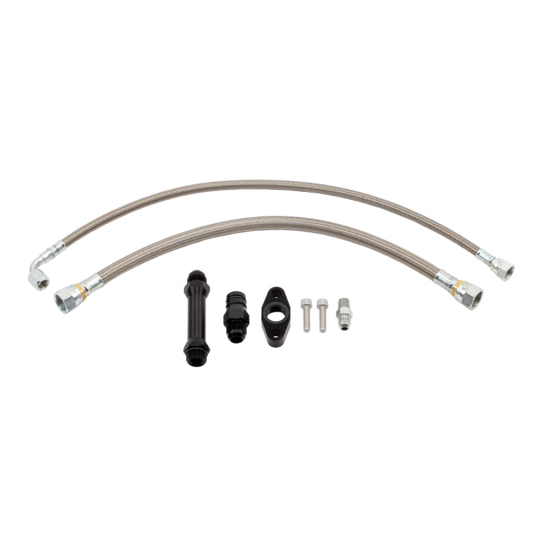 Wehrli Cummins High Mount 2nd Gen Turbo Swap Oil Line Kit Turbo Upgrade Components Wehrli