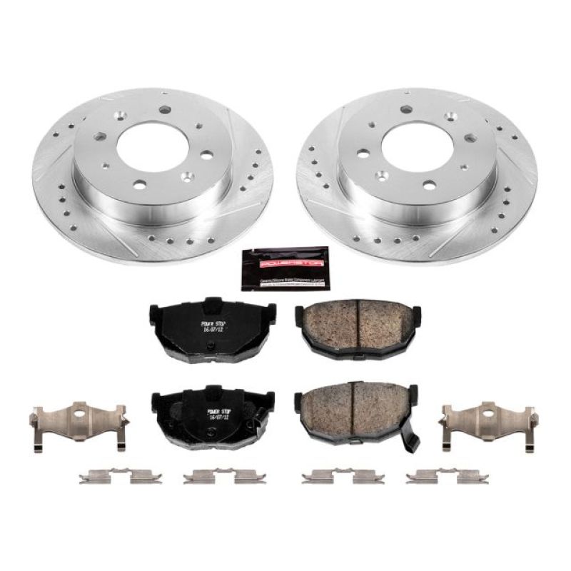 Power Stop 04-09 Kia Spectra Rear Z23 Evolution Sport Brake Kit Brake Kits - Performance D&S PowerStop