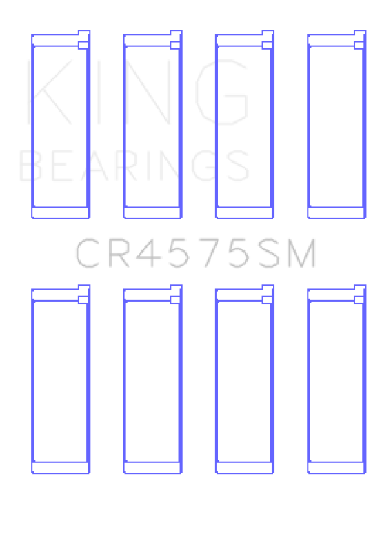King Engine Bearings Hyundai i30 G4FC Connecting Rod Bearing Set Bearings King Engine Bearings