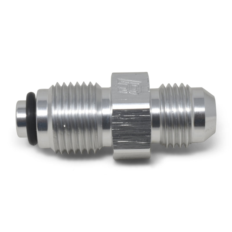 Russell Performance -6 AN (male to 11/16in-18 O-ring seal) Power Steering Adapter. Clear anodized Fittings Russell