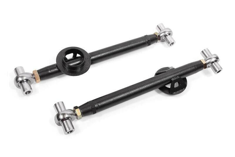 BMR 79-04 Ford Mustang Double Adj. Lower Control Arms - Black Hammertone Control Arms BMR Suspension