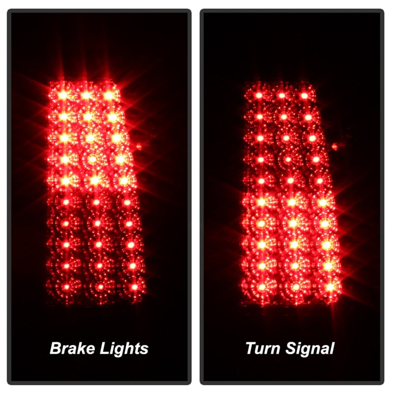 xTune Chevy Silverado 1500/2500/3500 99-02 99-03 LED Tail Lights Smoke ALT-ON-CS99-LED-SM Tail Lights SPYDER